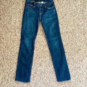 J. Crew matchstick jeans, size 27
